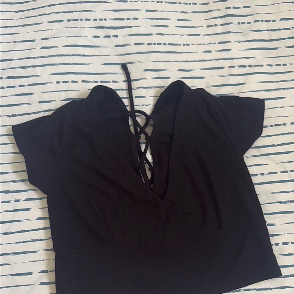 Elegant Black Women's Top